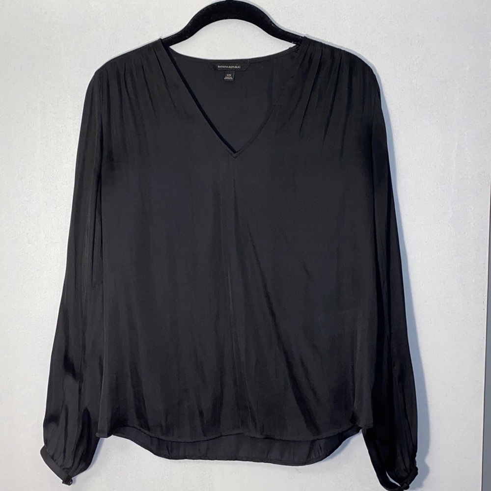 Black Dressy Blouse - XS